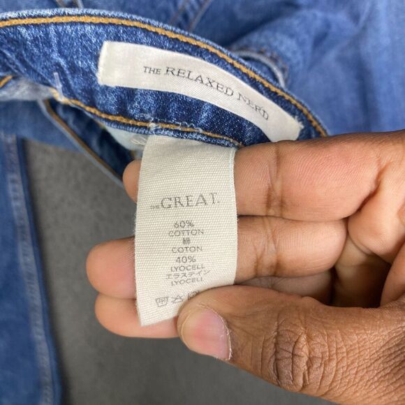 The Great Womens The Relaxed Nerd Baggy size 29 Medium Wash Made in USA - Picture 6 of 12